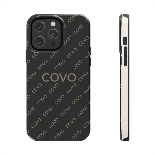 COVO — Black Beige iPhone Case - COVO