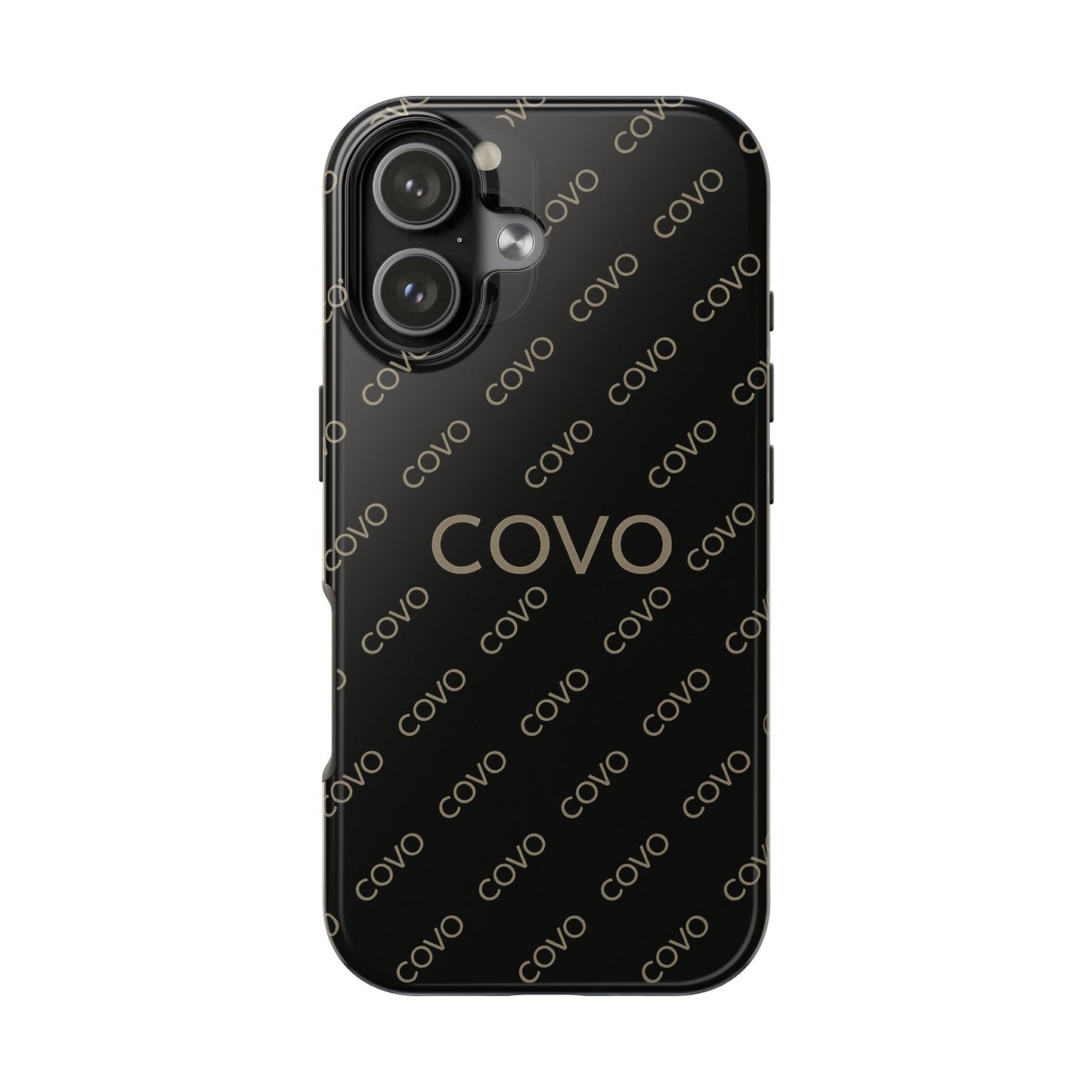 COVO — Black Beige iPhone Case - COVO